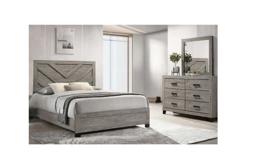 Ashdale 3PC King Set - Bedframe, Dresser, Mirror