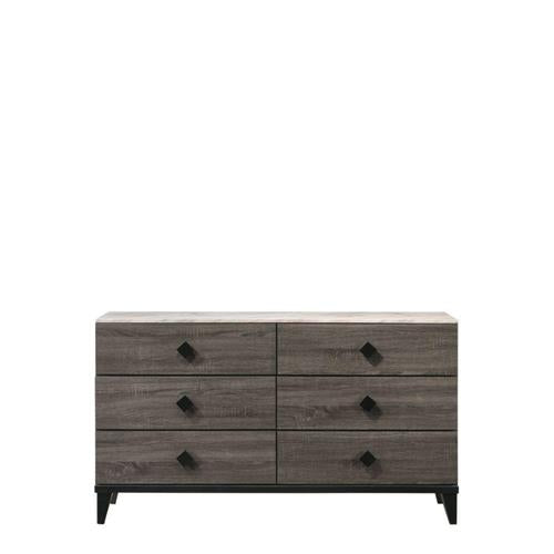Avalon 3PC Queen Set - Bedframe, Dresser, Mirror - Grey