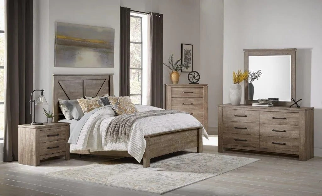 Cedar Grove 5PC Queen Collection - Free Night Stand