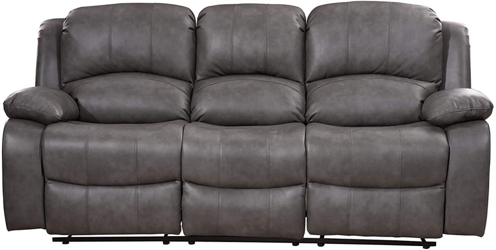 Boston 3 Piece Sofa Set / Grey