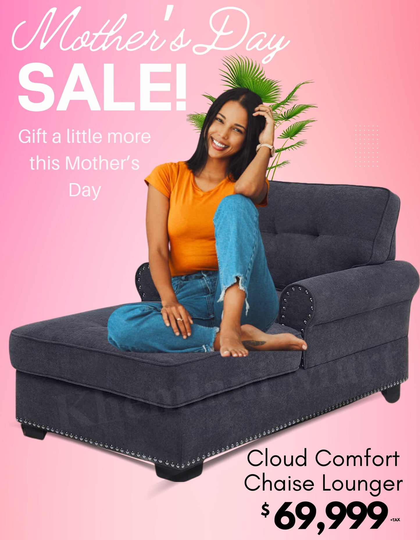 Cloud Comfort Chaise Lounger