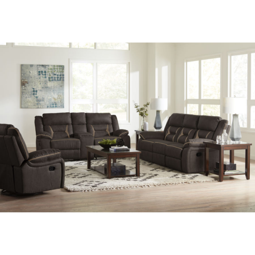 The President 3-Piece Sofa Set | Chocolate