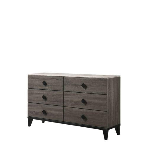 Avalon 3PC Queen Set - Bedframe, Dresser, Mirror - Grey