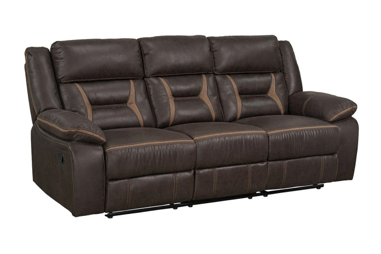 The President 3-Piece Sofa Set | Chocolate