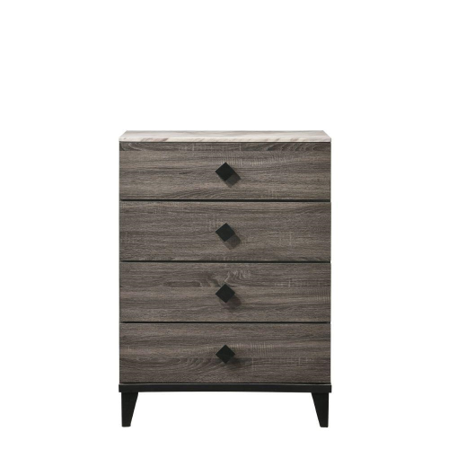 Avalon 5PC King Grey Collection - Free Night Stand