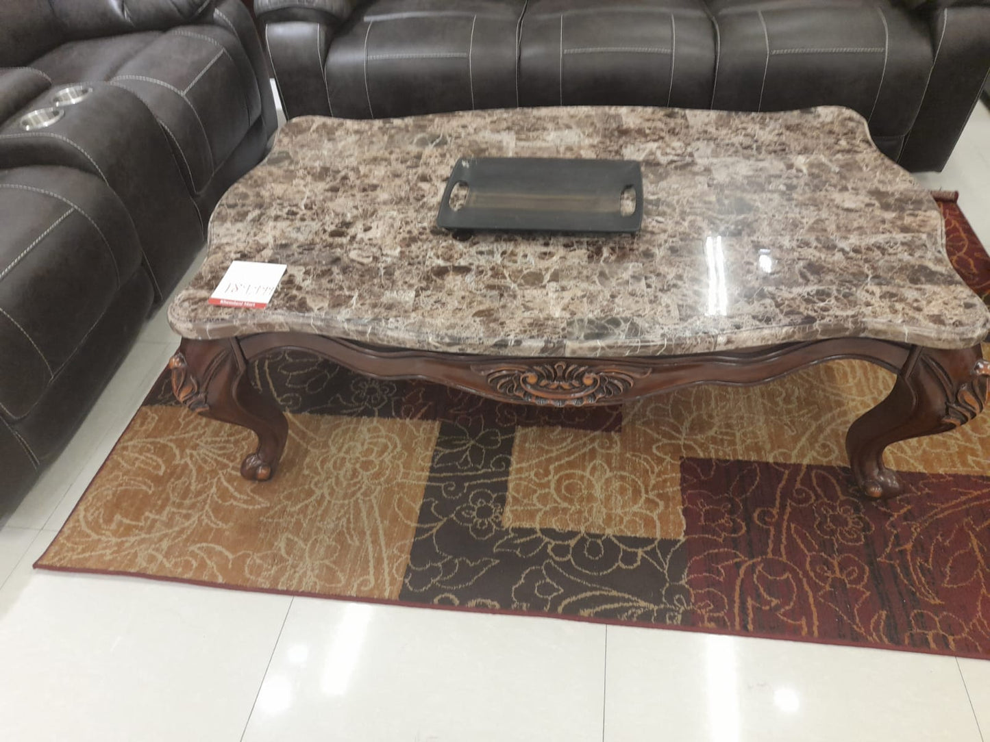 French Ambassador Marble Coffee Table