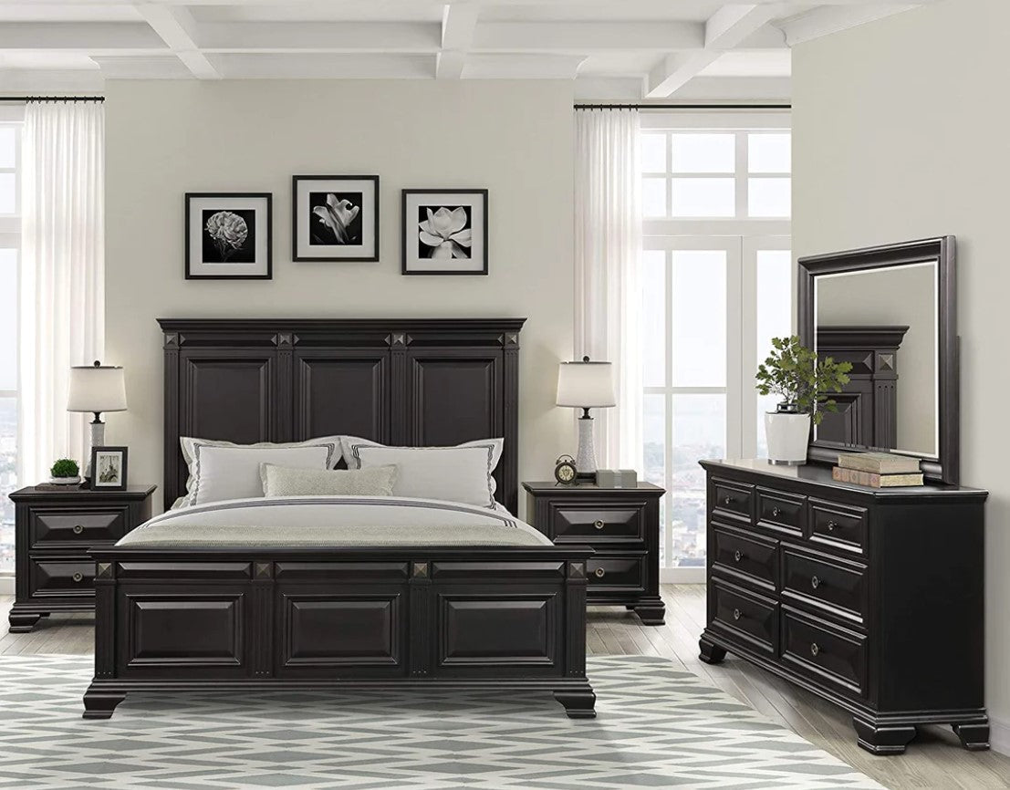 Passages 3 PC Collection Bed Dresser Mirror Khemlani Mart