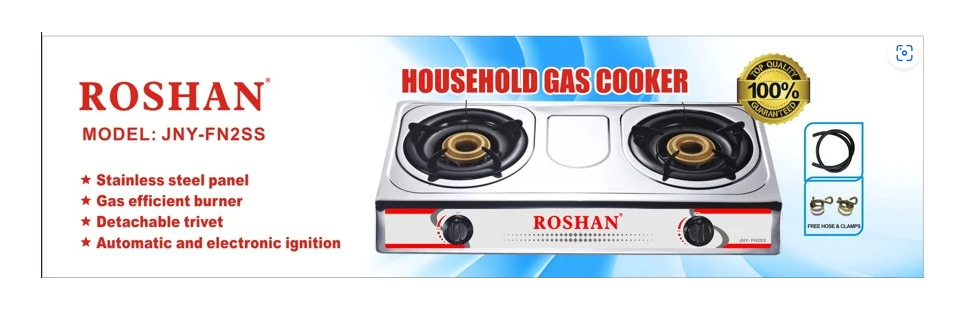 Roshan 2 Burner Gas Stove