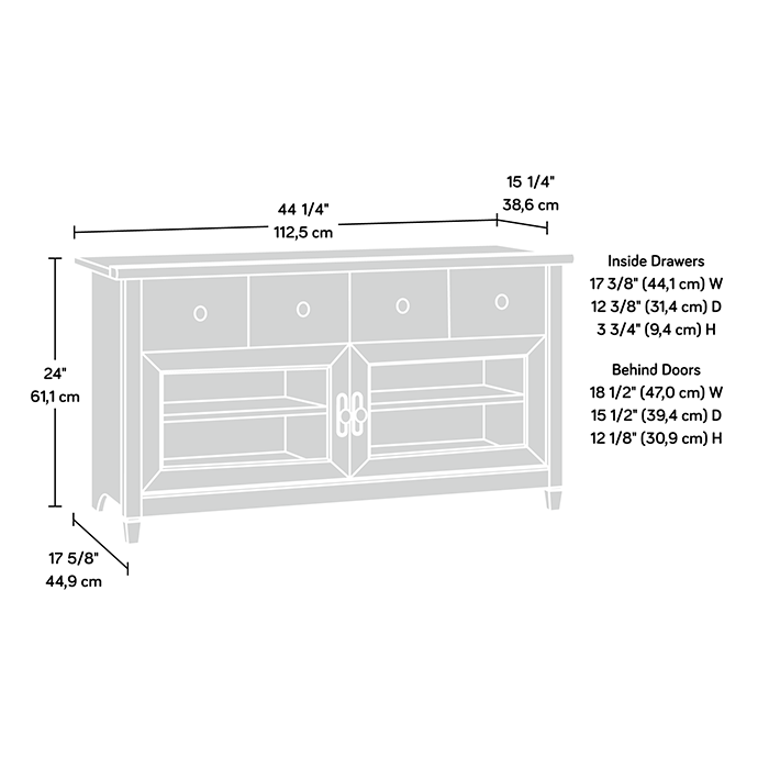 Edge Water Panel TV Stand