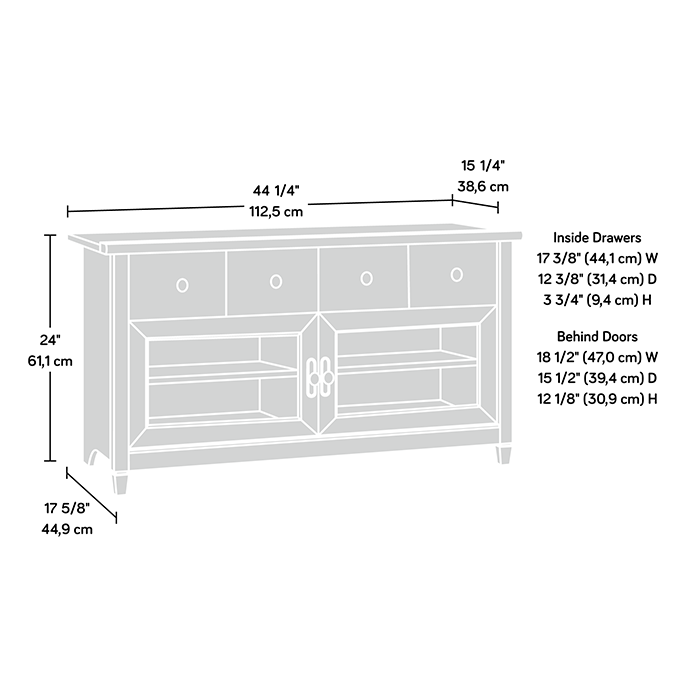 Harvest Mill Panel TV Stand