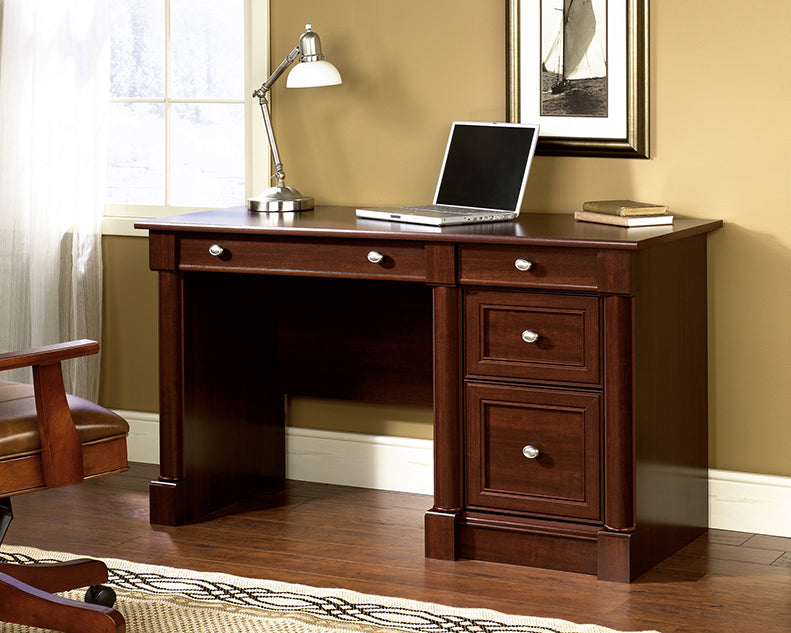 Palladia Executive Desk - Cherry Oak Finish