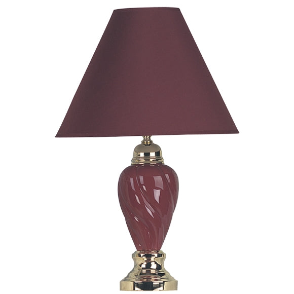 Table Lamp - 6116BG Burgundy