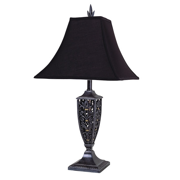 Regency Black Table Lamp 8028BK