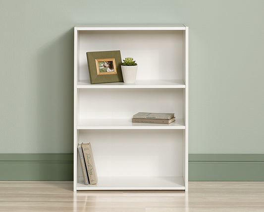 Beginnings 3-Shelf Bookcase - Soft White Finish