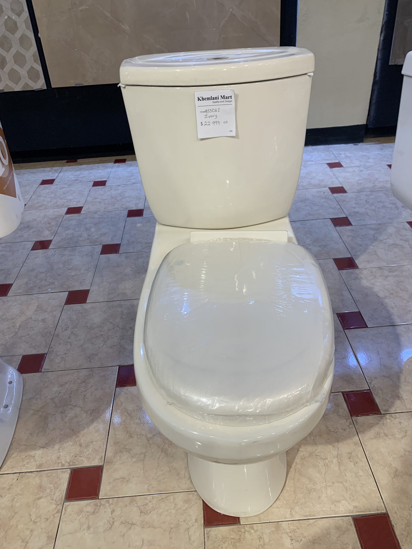M-8508I Two Piece Toilet - Ivory