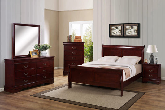 Louis Philippe Cherry Collection - Queen Size