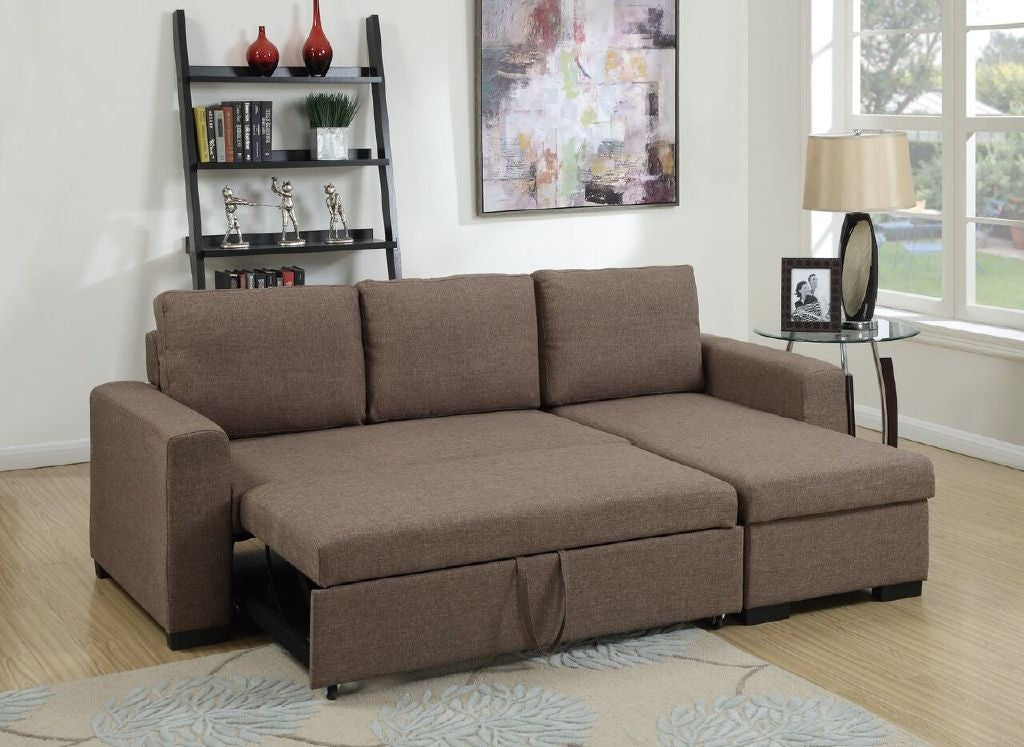 Oxford Brown Sofa Bed Sectional