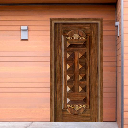 YM-504 - Solid Core Door - Black Walnut