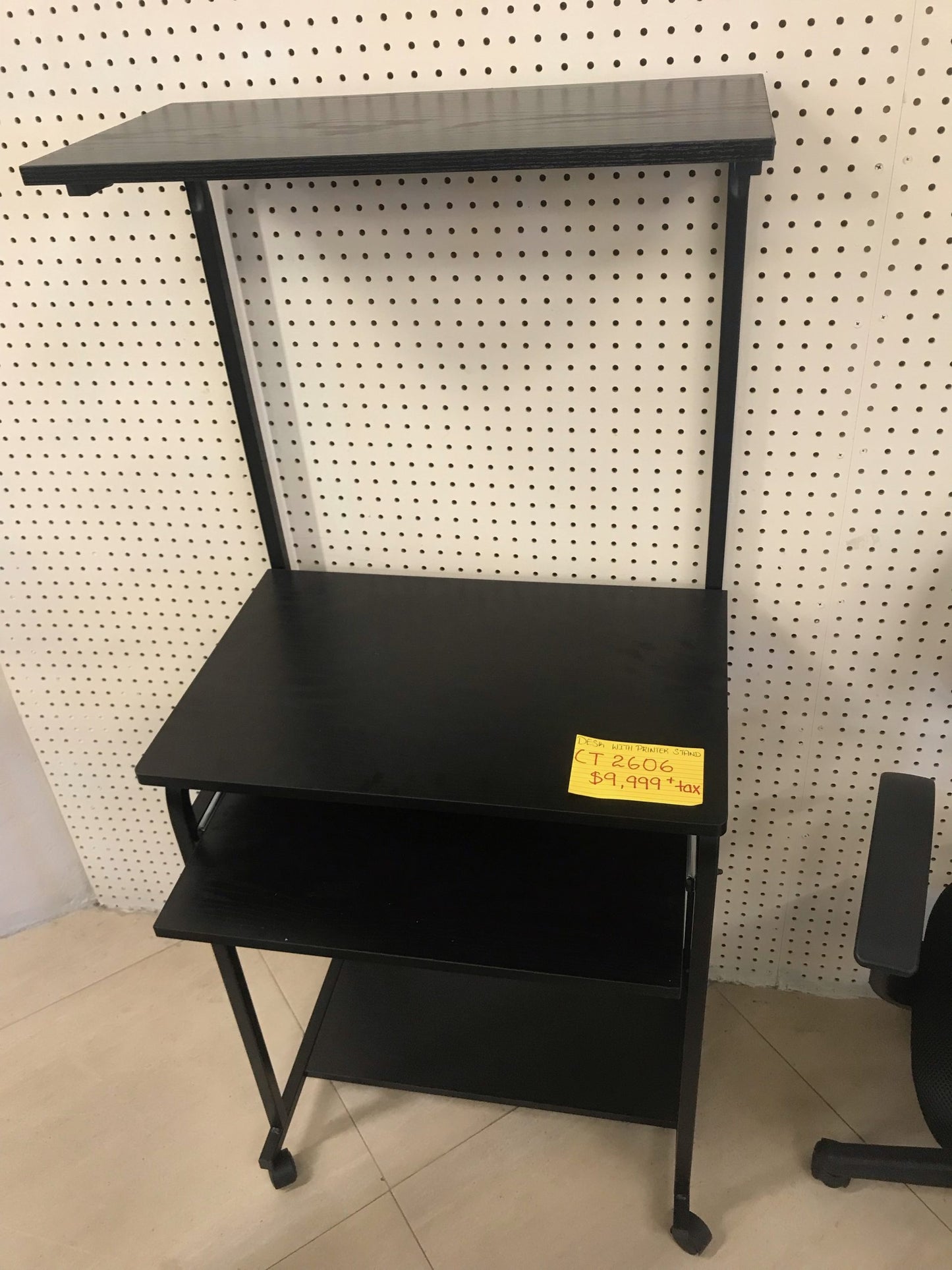 Office Desk with Printer Stand