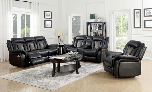 Phantom Silver 3 Piece Sofa Set