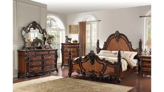 Kensington 3pc Queen Set (Bedframe, Dresser, Mirror)