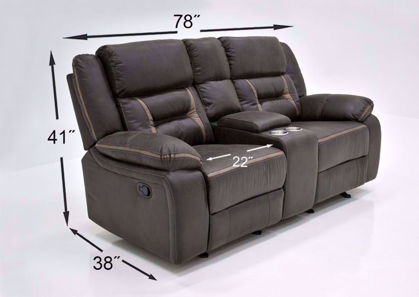 the-president-chocolate-loveseat-dimensions